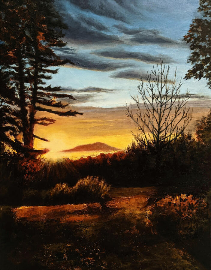 Monadnock, oil on canvas, 16 x 12 in, prints available