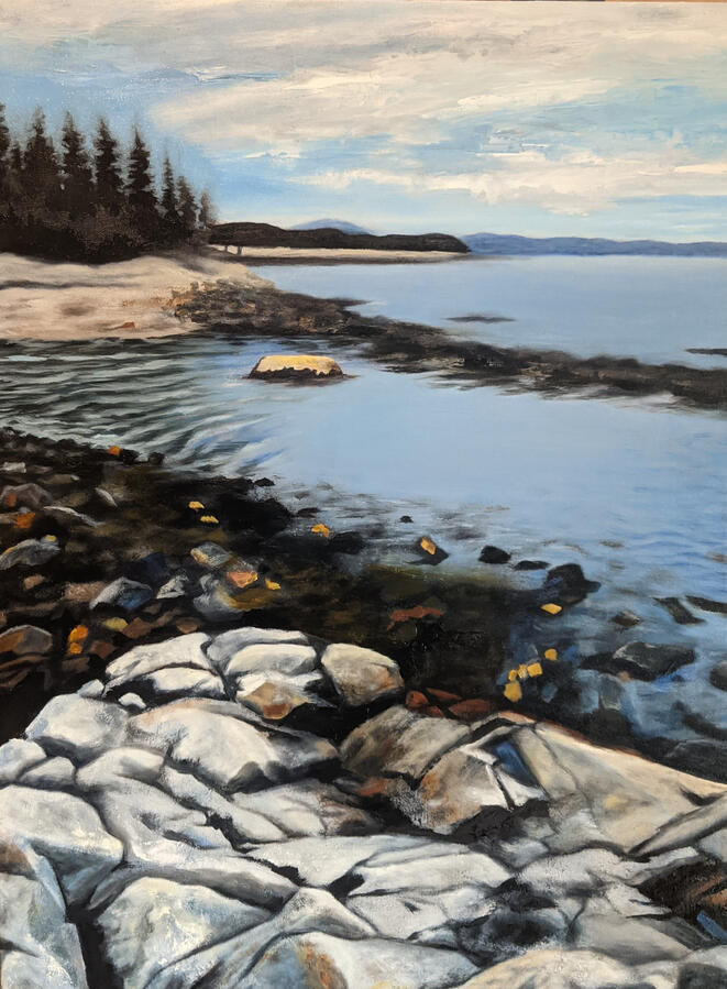 Acadia, oil on canvas, 24 x 18 in, available